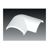 Taposócsatorna L-idom-fedél LO35-höz 1-rekeszes 34mmx 10.5mmx műanyag fényesfehér LO KOPOS